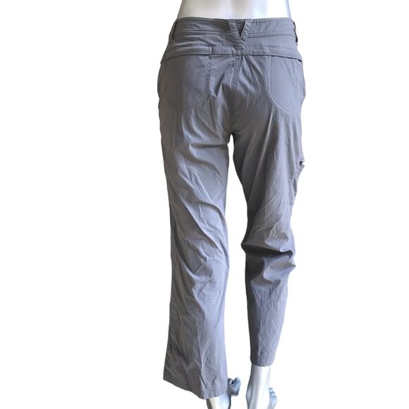 Eddie Bauer Pants - Eddie Bauer Travex Gray Hiking Nylon Pants Zipped Pockets Women’s Size 12